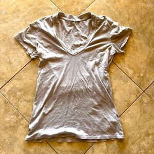 James Perse Short Sleeve T-Shirt, Grey, Size 2